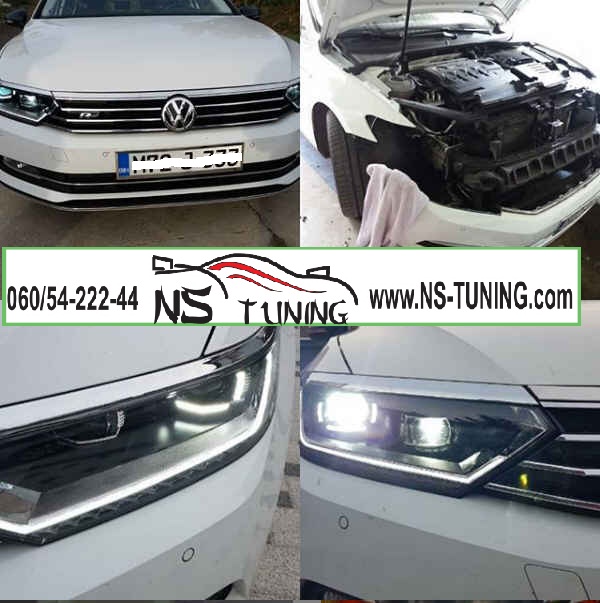 vw passat b8 farovi bi  xenon led ugradnja novi sad